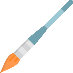 paintbrush indicating illustrator, by Freepik from www.flaticon.com